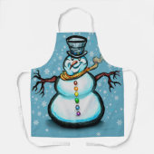 Sneeuwpersoon Schort (Voorkant)