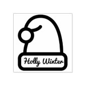 SneeuwPet met Aangepaste naamhandtekening Rubberstempel (Afrduk)