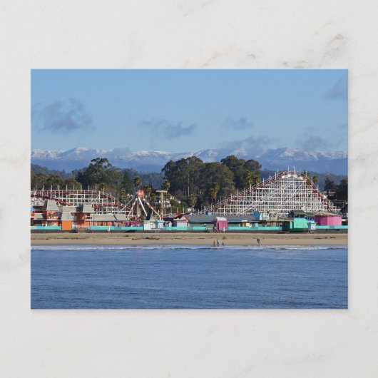 SneeuwPetten in het Briefkaart Santa Cruz (Voorkant)