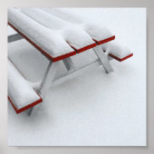 sneeuwpicknick poster (Voorkant)