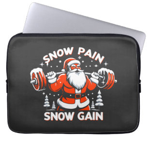 Sneeuwpijn Sneeuw Aanwinst Feestelijke Kerstmis Gy Laptop Sleeve