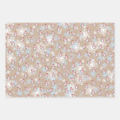 Sneeuwpinguïns met kraftkerst inpakpapier vel (Voorkant 3)