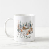 Sneeuwplaats als Huis, Berghut Kerstmis Koffiemok (Links)