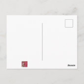 Sneeuwplaats als startpunt briefkaart (Achterkant)