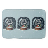 Sneeuwplaats zoals Home Vakantie Quote Badmat (Voorkant)