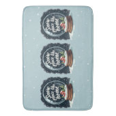 Sneeuwplaats zoals Home Vakantie Quote Badmat (Voorkant Verticaal)