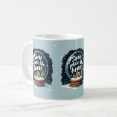 Sneeuwplaats zoals Home Vakantie Quote Koffiemok (Voorkant links)