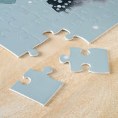Sneeuwplaats zoals Home Vakantie Quote Legpuzzel (Zijkant)