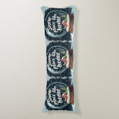 Sneeuwplaats zoals Home Vakantie Quote Lichaamskussen (Voorkant Verticaal)