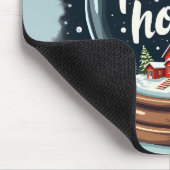 Sneeuwplaats zoals Home Vakantie Quote Muismat (Hoek)