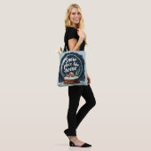 Sneeuwplaats zoals Home Vakantie Quote Tote Bag (Op model)
