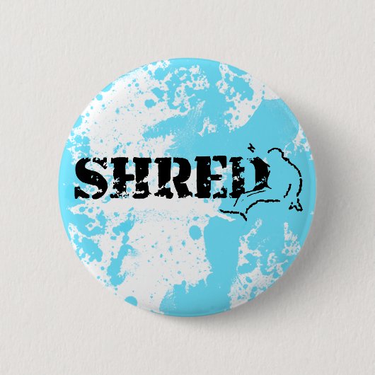 sneeuwplank. ronde button 5,7 cm (Voorkant)