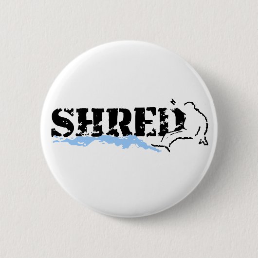 sneeuwplank. ronde button 5,7 cm (Voorkant)