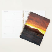 Sneeuwplanner voor zonsondergang planner (Display)