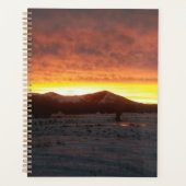 Sneeuwplanner voor zonsondergang planner (Voorkant)