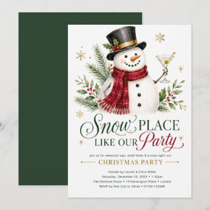 Sneeuwplek Als Ons Kerstfeest Kaart