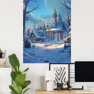 Sneeuwplek Als Thuis Poster