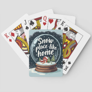 Sneeuwplek Als Thuis Vakantie Citaten Pokerkaarten