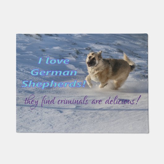 Sneeuwplezier Deurmat (Voorkant)