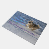 Sneeuwplezier Deurmat (Schuin)