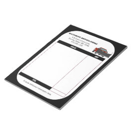 Sneeuwploeg bedrijfsontvangstfactuur notitieblok