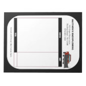 Sneeuwploeg bedrijfsontvangstfactuur notitieblok (Voorkant)