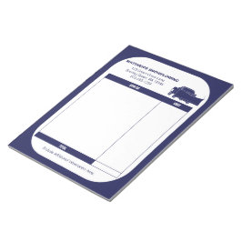 Sneeuwploeg bedrijfsontvangstfactuur notitieblok