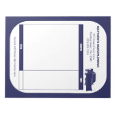 Sneeuwploeg bedrijfsontvangstfactuur notitieblok (Voorkant)