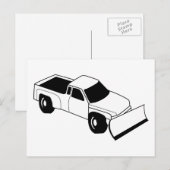 sneeuwploeg briefkaart (Voorkant / Achterkant)