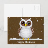 sneeuwploeg feestdagenkaart (Voorkant / Achterkant)