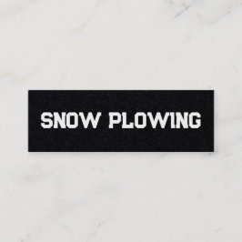 Sneeuwploeg QR Mini Visitekaartje