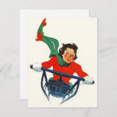  sneeuwploeg - uitnodiging (Voorkant / Achterkant)