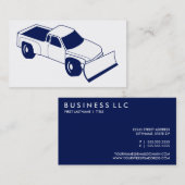 sneeuwploeg visitekaartje (Voorkant / Achterkant)