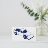 sneeuwploeg visitekaartje (Staand voorkant)