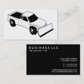 sneeuwploeg visitekaartje (Voorkant / Achterkant)