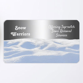 sneeuwploeg visitekaartje