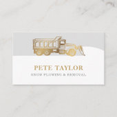 sneeuwploeg visitekaartje (Voorkant)