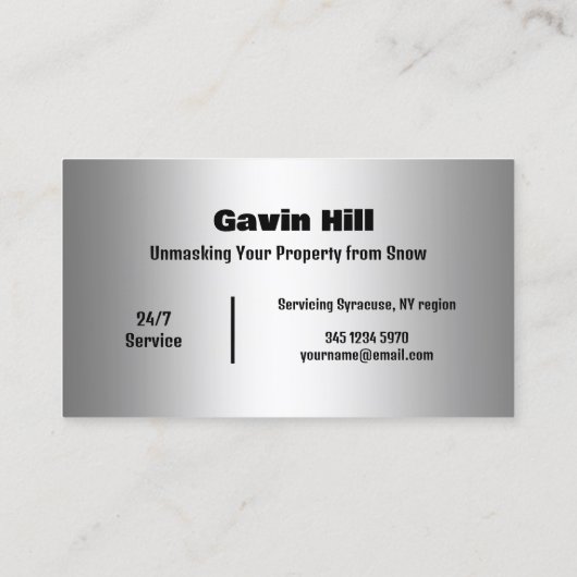 sneeuwploeg visitekaartje (Achterkant)