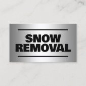 sneeuwploeg visitekaartje (Voorkant)