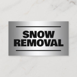 sneeuwploeg visitekaartje