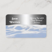 sneeuwploeg visitekaartje (Voorkant)