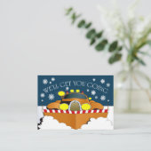 sneeuwploeg-Visitekaartje Visitekaartje (Staand voorkant)