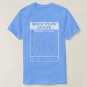Sneeuwploeg voedingsfeiten Sarcastisch T-shirt (Design voorkant)