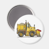 Sneeuwploeg Vrachtwagen Magneten (Voorkant / Achterkant)