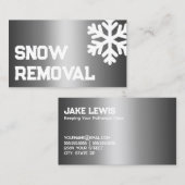 sneeuwploegaannemer visitekaartje (Voorkant / Achterkant)