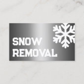 sneeuwploegaannemer visitekaartje (Voorkant)