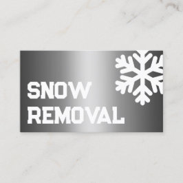 sneeuwploegaannemer visitekaartje