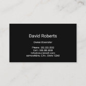 Sneeuwploegen, bevroren visitekaartje (Achterkant)