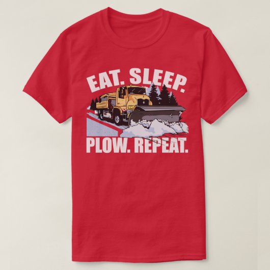 Sneeuwploegen pap1 t-shirt (Design voorkant)