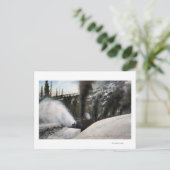 Sneeuwploegen voor het opruimen van spoorwegen in briefkaart (Staand voorkant)